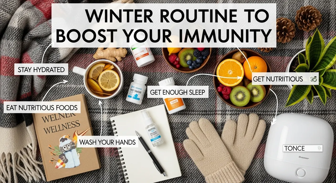 겨울철 면역력 높이는 데일리 루틴 대공개!