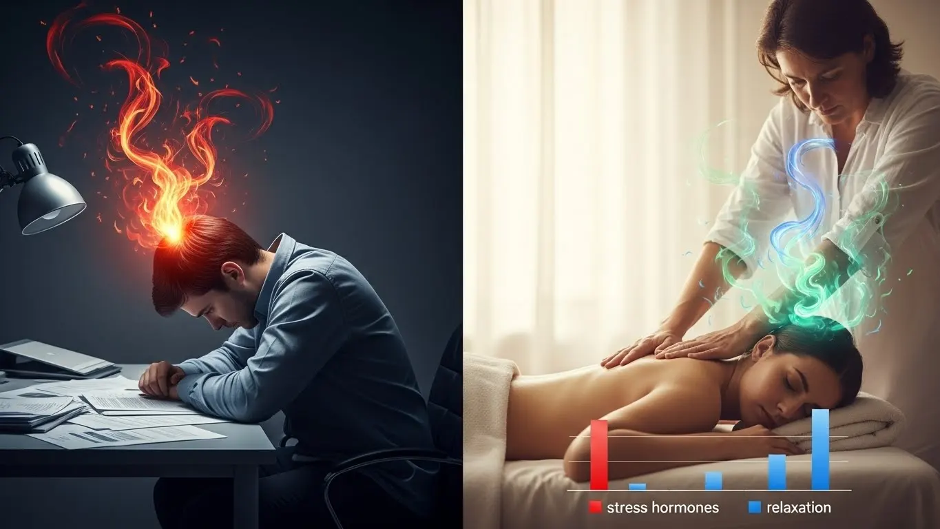 스트레스 호르몬 감소에 마사지가 미치는 영향