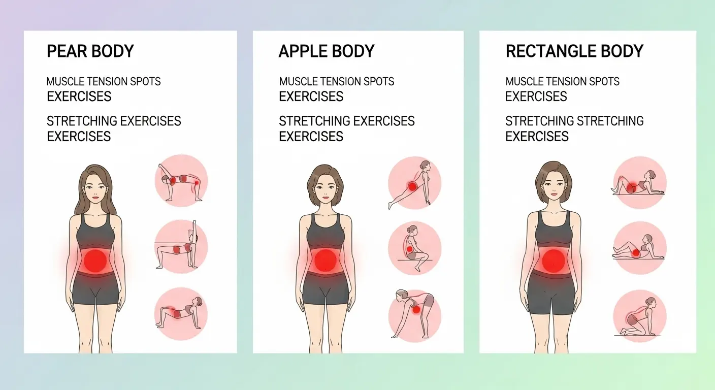 체형별 자주 뭉치는 부위와 효과적인 관리법