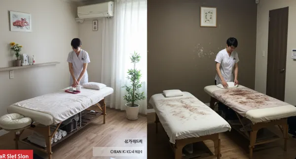 불결한 마사지샵, 피부병·세균 감염 진짜 위험해요