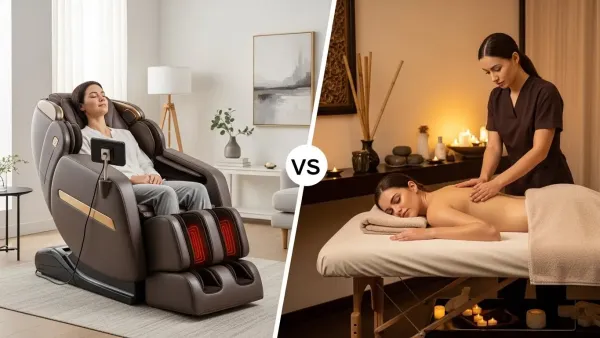 안마의자 vs 전문가 <b class=