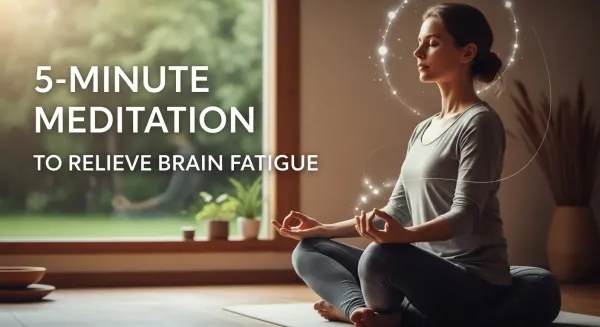 뇌 피로 해소하는 5분 명상법