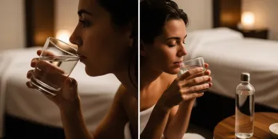 마사지 전후 물 섭취량과 <b class="sch_word">타이</b>밍 정리