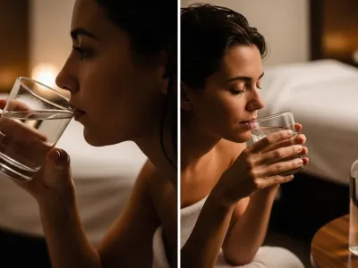 마사지 전후 물 섭취량과 타이밍 정리