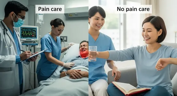 통증이 있을 때 vs 없을 때 케어 방법 차이