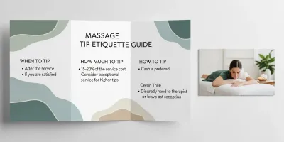 마사지 팁 계산법과 에티켓 알려드림