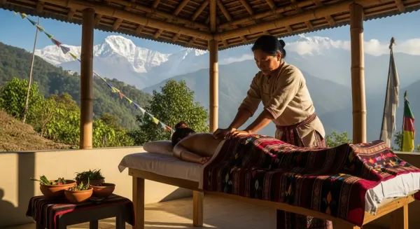 네팔 히말라야 치유 마사지: 고산족 전통 기법의 신비