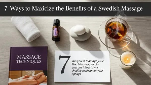 스웨디시 마사지 효과 극대화하는 7가지 방법