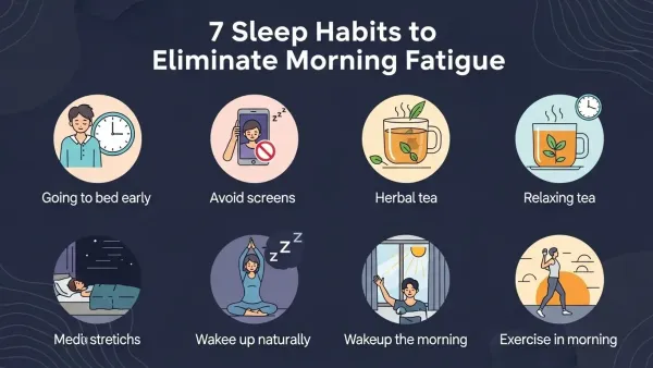 아침 피로 사라지는 수면 습관 7가지