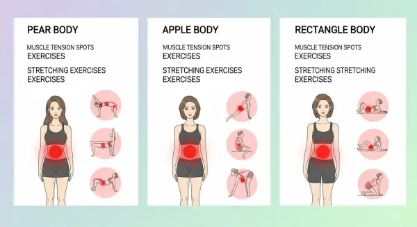 체형별 자주 뭉치는 부위와 효과적인 관리법