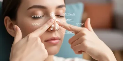 🤧 비염 완화에 좋은 코 주변 마사지 포인트