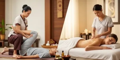 피로엔 어떤 마사지가 더 좋을까? 타이마사지 vs 아로마마사지 비교리뷰