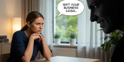 스웨디시 업소 운영 중 이상한 전화 “너네 불법 아냐?” 식으로 협박하는 사람 대처법