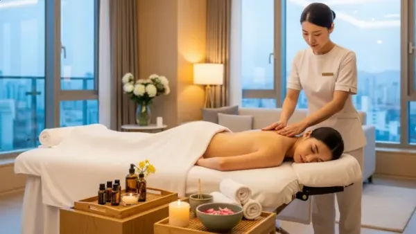 고급 호텔식 마사지, 예약만 하면 집으로 찾아갑니다