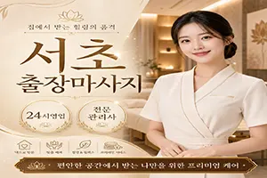 서초 출장마사지 24시 연중무휴 베테랑 관리사의 정성 케어