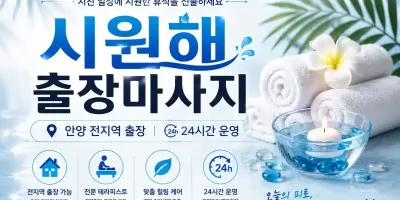 안양 출장마사지 시원해 - 평촌 범계 인덕원 전문 24시 홈타이 케어