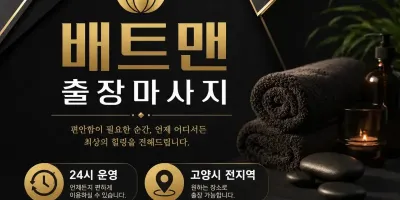 고양시 출장마사지 배트맨 일산 화정 덕양구 라페스타 장항동 화정동 전문 케어