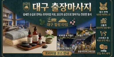 대구 레몬 출장마사지｜집에서 편안하게 받는 홈타이 안내