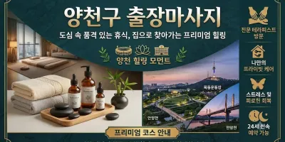 양천 출장마사지 홈타이 | 신월 목동 신정 어디든 30분 내외 방문 케어