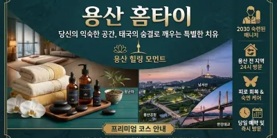용산 홈타이 | 출장마사지 예약 0508-202-4680 | 실력파 관리사