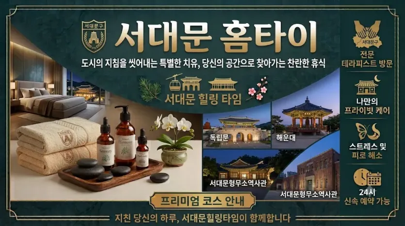 서대문 홈타이 | 출장마사지 & 홈케어 | 예약문의 0508-202-4680