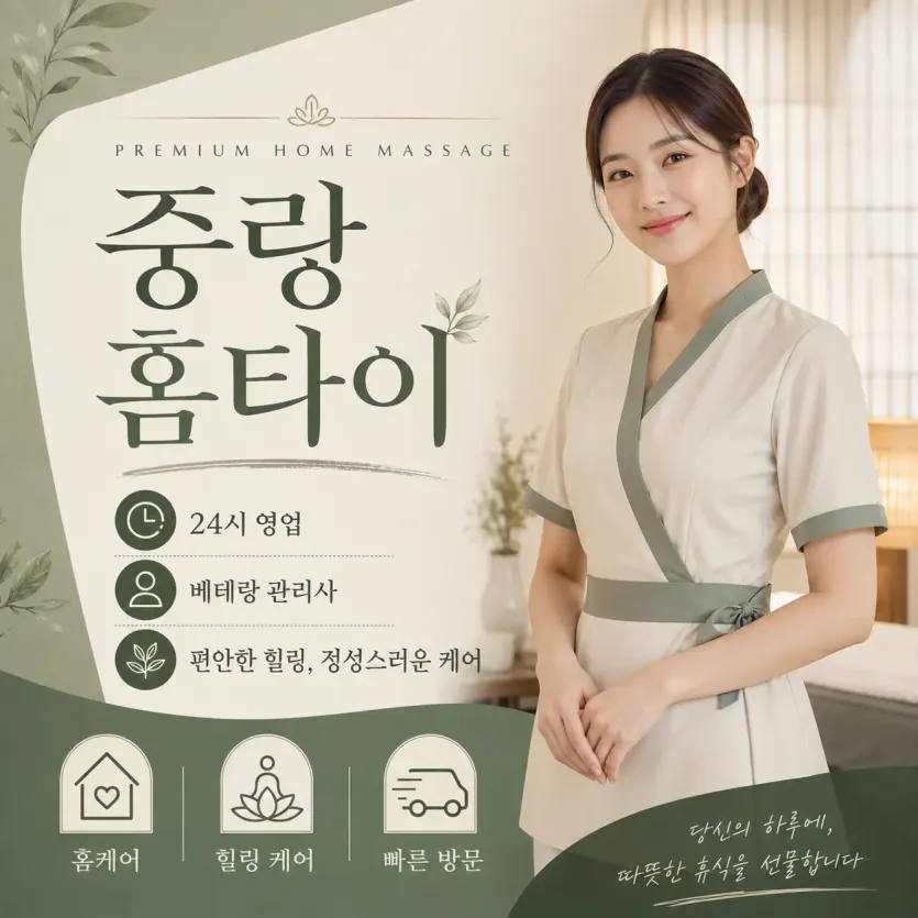중랑 홈타이 | 출장마사지 찐후기 | 집에서 받는 꿀같은 손길