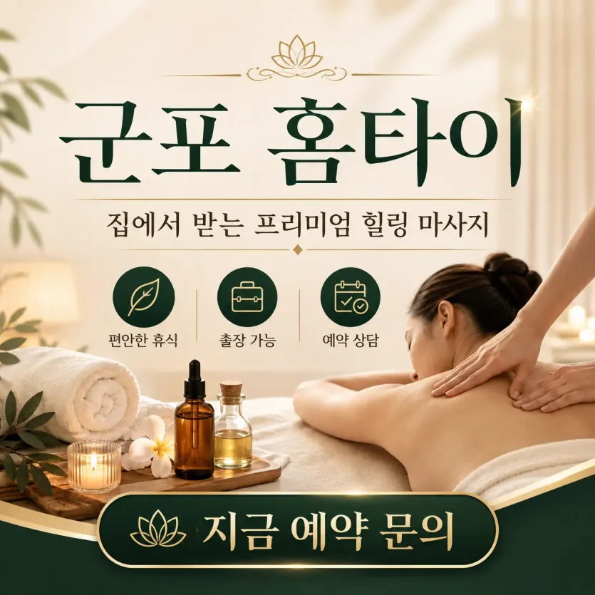 군포 홈타이 | 24시 출장마사지 & 홈타이 예약은 여기