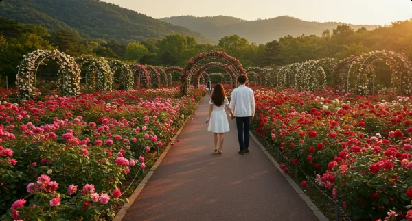 🌹 부천 장미공원 – 연인과 함께 걷는 로맨틱 코스의 모든 것