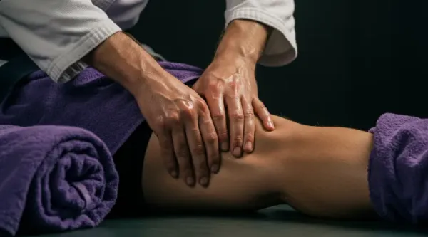 🥋 주짓수 시합 중 햄스트링 부상 시 마사지 효과